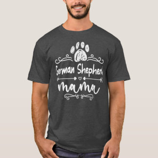 Camiseta German shepherd Mama, German shepherd Do Cachorro
