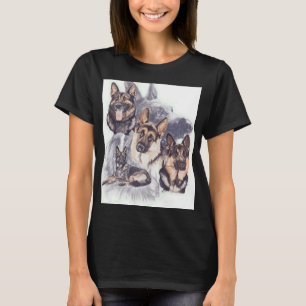 Camiseta German shepherd Medley