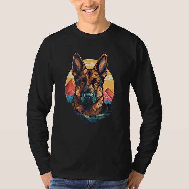 Camiseta German Shepherd Men Women Kids 4 (Frente)