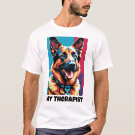 Camiseta German shepherd - Meu Terapista