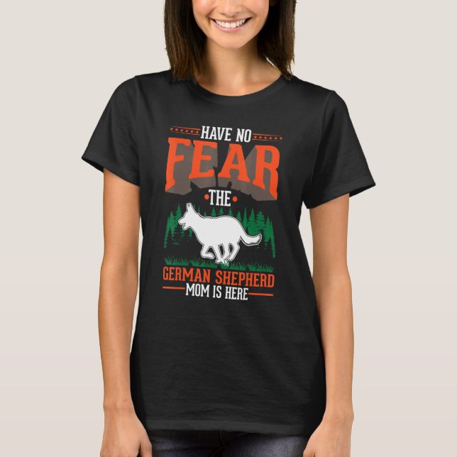 Camiseta German Shepherd Mom (Frente)