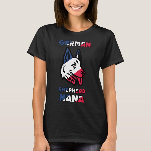 Camiseta German shepherd Nana (Frente)