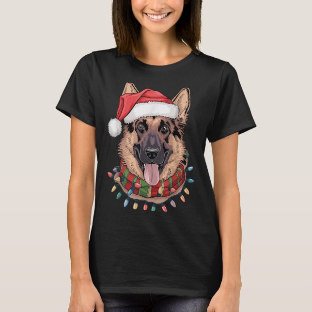 Camiseta German shepherd Natal (Frente)
