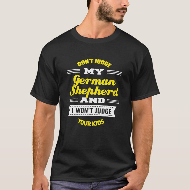 Camiseta German shepherd Novelty (Frente)