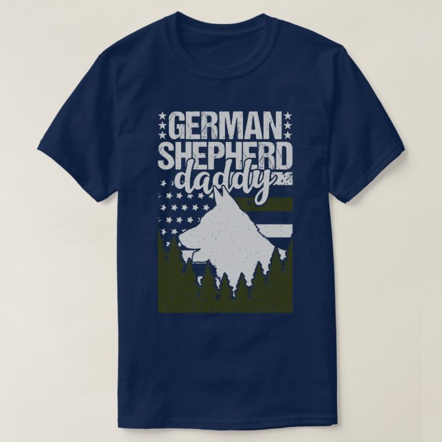 CAMISETA GERMAN SHEPHERD PAI 1 (Frente do Design)