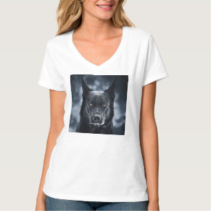 Camiseta German shepherd Preto