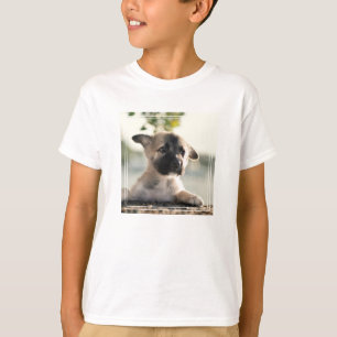 Camiseta German shepherd Puppy Sobre A Borda