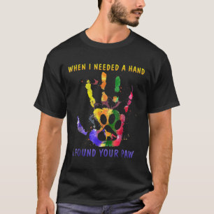 Camiseta German shepherd Quando Precisava De Uma Mão Encont