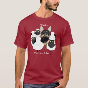 Camiseta German shepherd - rebanho de I… conseqüentement