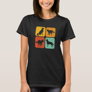 Camiseta German shepherd Retro I Estética I Shepher Alemão