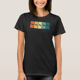 Camiseta German shepherd Retro Sunset German shepherd
