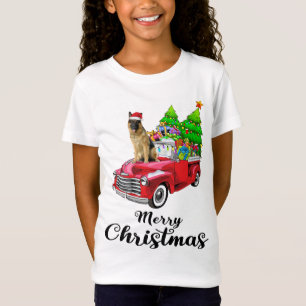 Camiseta German shepherd Ride Red Truck Natal Pajama