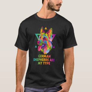 Camiseta German shepherd São Do Meu Tipo Humor De Cão 1