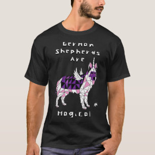 Camiseta German shepherd São Unicórnios Mágicos