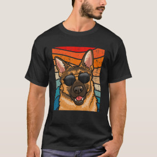 Camiseta German shepherd T retrógrado, German shepherd