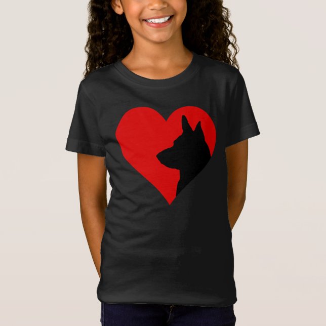Camiseta German shepherd T-Shirt (Frente)