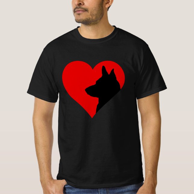 Camiseta German shepherd T-Shirt (Frente)