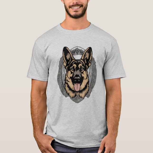 Camiseta German shepherd T-Shirt (Frente)