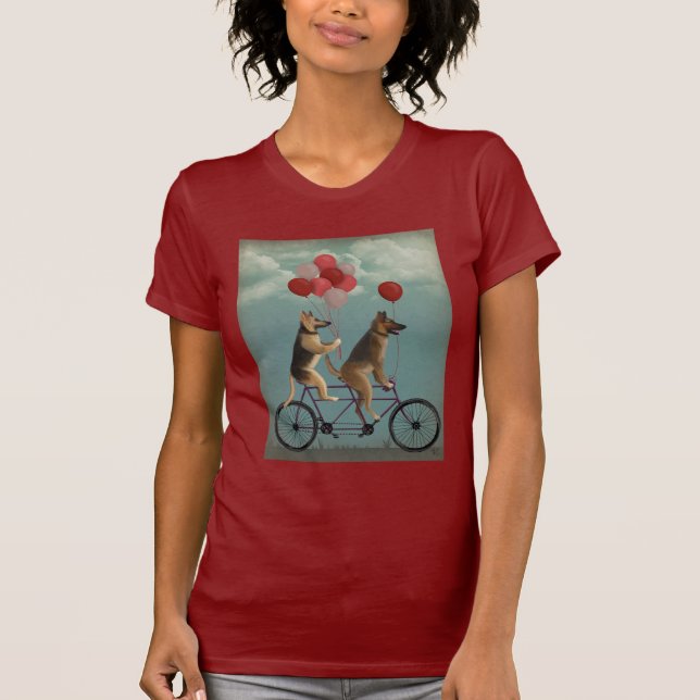 Camiseta German shepherd Tandem (Frente)