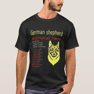Camiseta german shepherd Treinará qualquer pessoa
