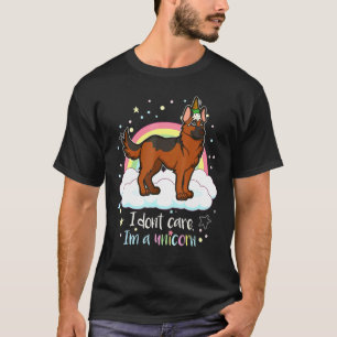 Camiseta German shepherd Unicorn Idea