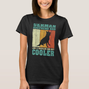 Camiseta German shepherd Vintage Da Mens Como Um Da Regular