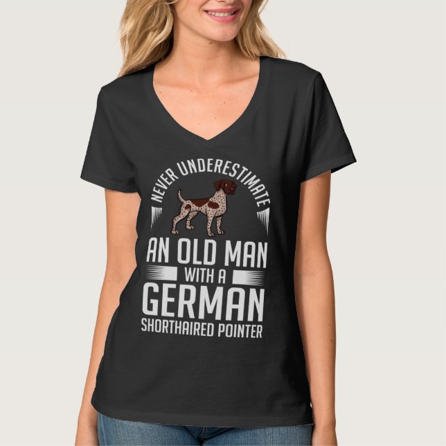 Camiseta German Shorthaired Pointer Dog  Puppies Owner (Frente)