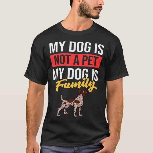 Camiseta German Shorthaired Pointer Dog  Puppies Owner   1 (Frente)