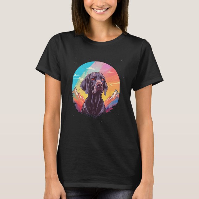 Camiseta German Shorthaired Pointer Men Women Kids (Frente)