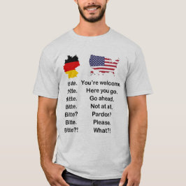 Camiseta German vs. English - Bitte Please T-Shirt