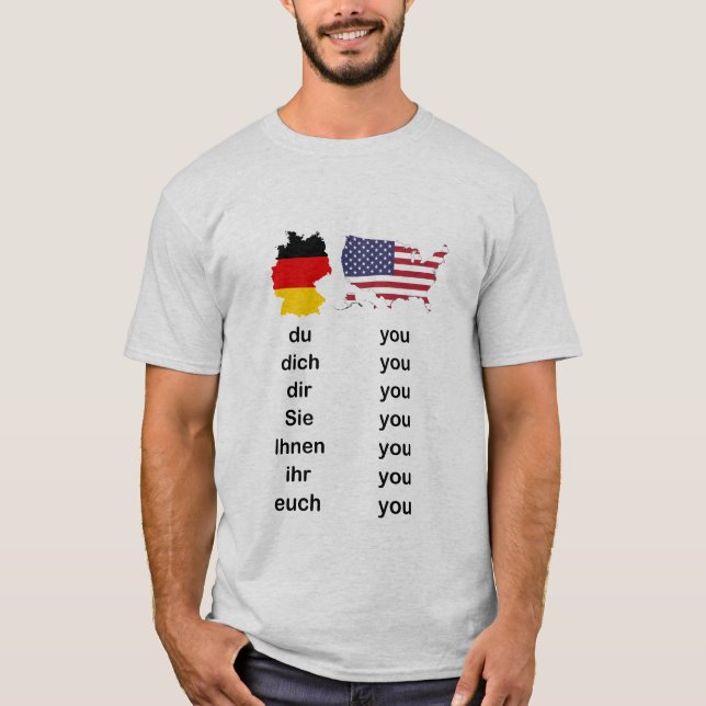 Camiseta German vs. English - You - YouDich (Frente)