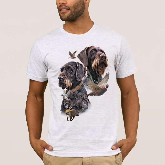 Camiseta German Wirehaired Pointer (Frente)