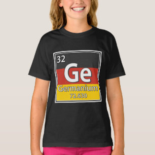 Camiseta Germânio - Alemanha Bandeira da Ciência Alemã