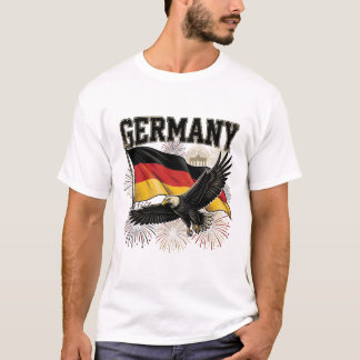 Camiseta Germany Flag Patriotic Eagle Brandenburg Celebrati