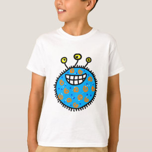 Camiseta Germe azul dos desenhos animados