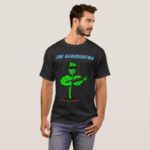 Camiseta Germinador cyborg planta engraçada desenho animado
