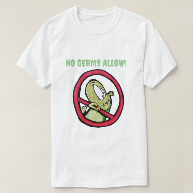 CAMISETA GERMS FREE T-SHIRT (Frente do Design)