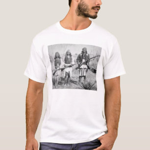 Camiseta Geronimo e três de seus guerreiros de Apache, 188