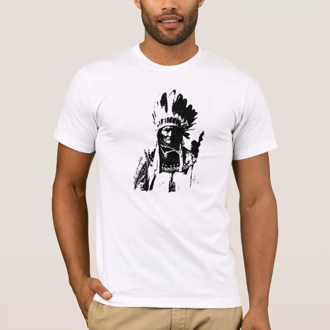 Camiseta Gerônimo preto e branco (Frente)