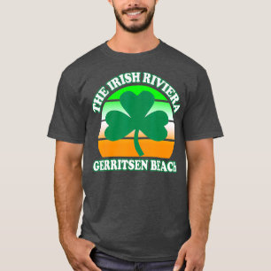 Camiseta Gerritsen Beach Irish Riviera Funny Shamrock