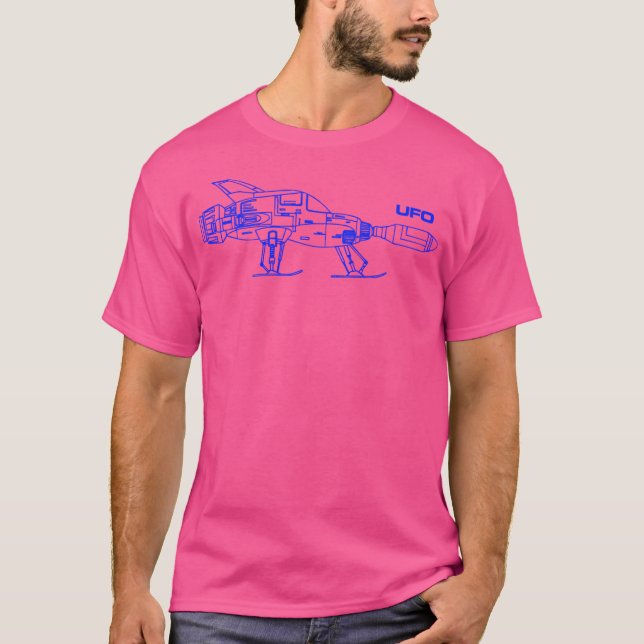 Camiseta Gerry Anderson Tv Sci-Fi Clássico - Ufo - Moonbase (Frente)