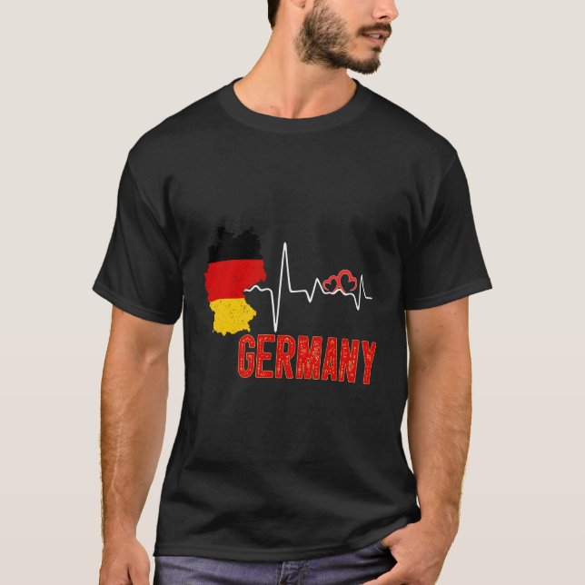 Camiseta Gery Flag Map Hebeat For Ger Pride (Frente)
