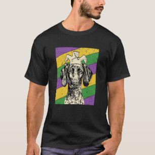 Camiseta Gester Mardi Gras Dog Mãe ou Pai do SPG Jester