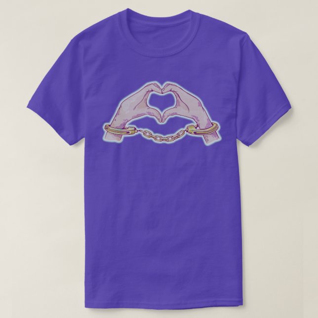 Camiseta Gesto da Mão do Coração (Frente do Design)