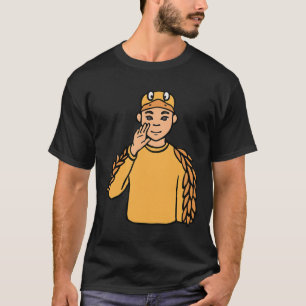 Camiseta Gesto de Mão Animal Surdo Audição Perde Awarenes