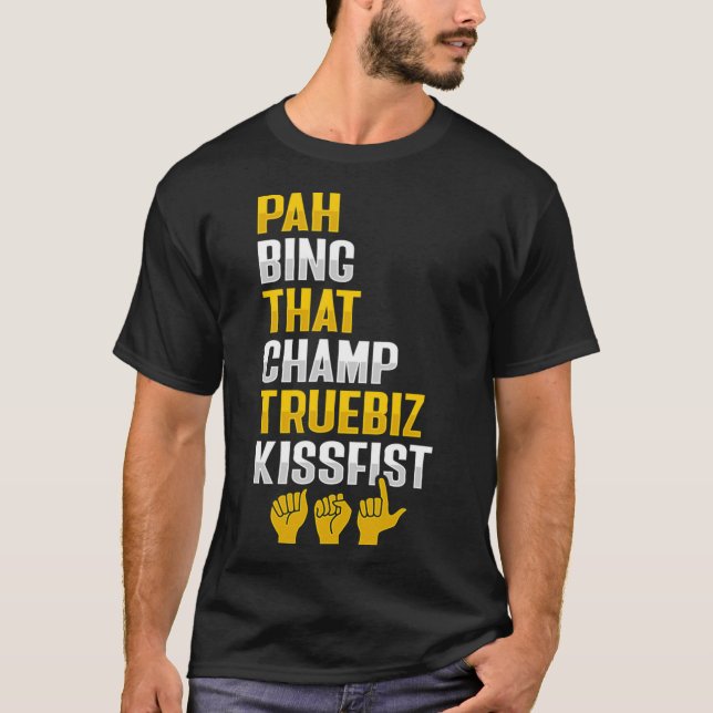 Camiseta Gesto de mão ASL Conscientização sobre perda audit (Frente)