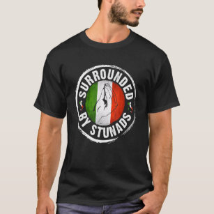 Camiseta Gesto De Mão Engraçado Italiano, Cercado Por Stuna