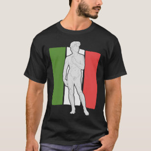 Camiseta Gesto de Mão Italiano com Bandeira Italiana - Est