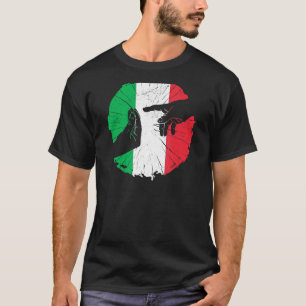 Camiseta Gesto de Mão Italiano Michelangelo Itália Mão Gest