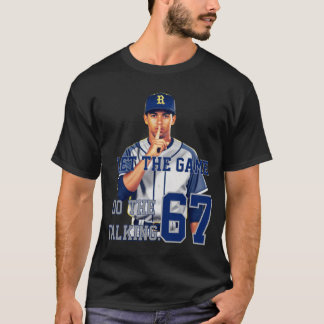 Camiseta Gesto de Silêncio Personalizado do Jogador de Beis
